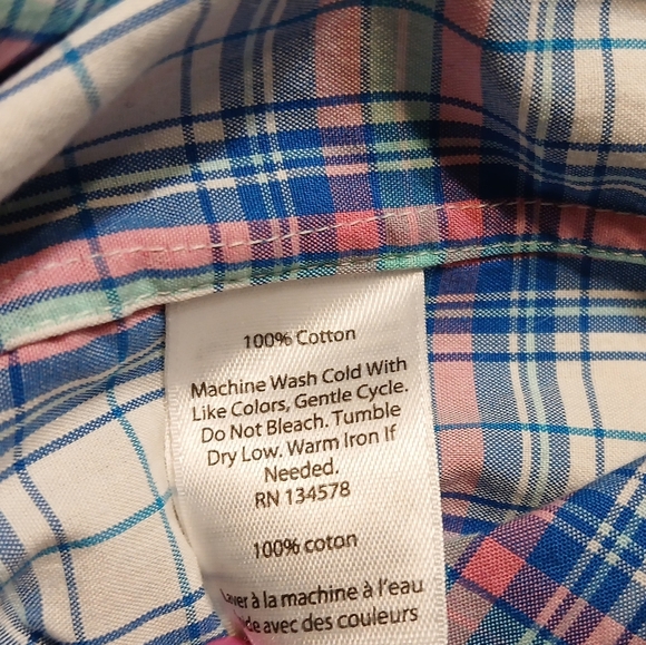 Vineyard Vines Plaid Classic Fit Tucker Button Down Shirt - Picture 8 of 8